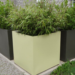 Bac à plantes cubique hauteur 80 cm