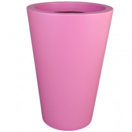 greemotion Pot de fleurs rond en plastique Ø 60cm 61L Pot pour plantes extérieures et intérieures Pot de jardin couleur terre cuite