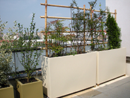 Bacs à plantes pour aménager un balcon
